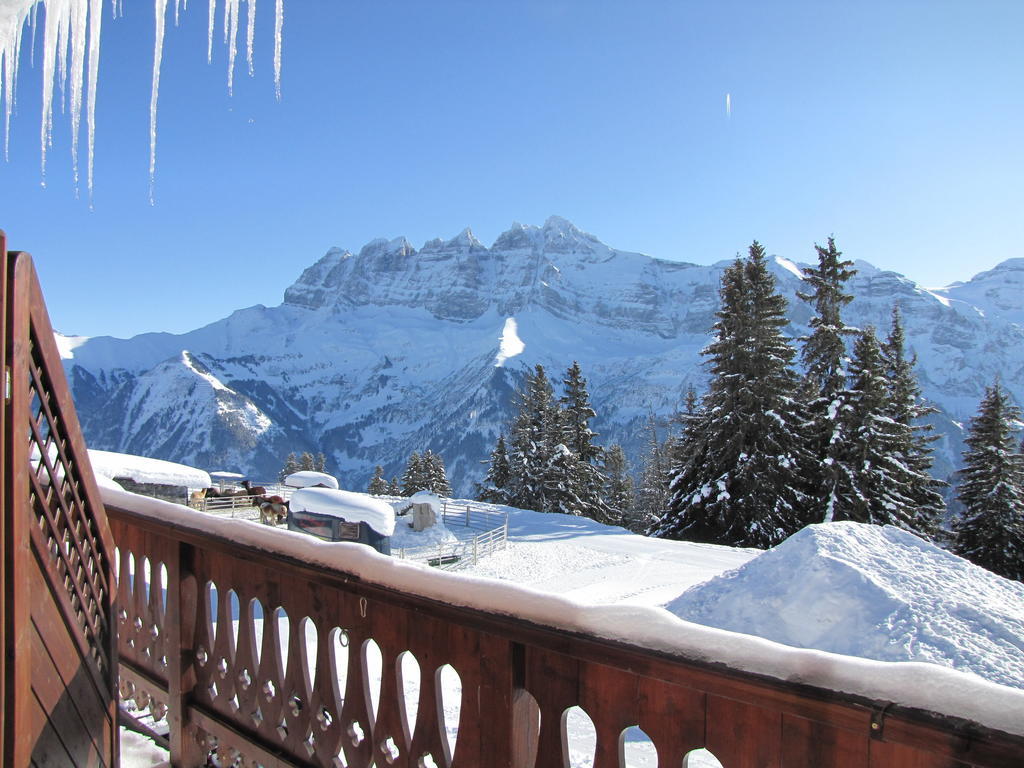Hotel-Restaurant Le Relais Panoramique Les Crosets Bagian luar foto