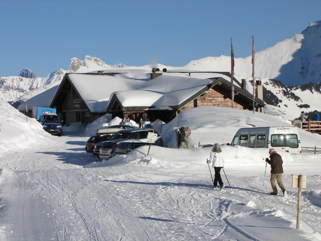 Hotel-Restaurant Le Relais Panoramique Les Crosets Bagian luar foto